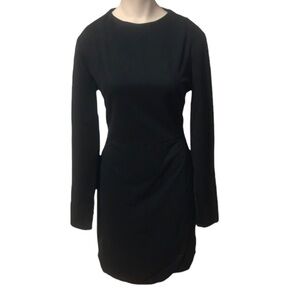 𝅺NEW City Studio Black fitted long sleeve Dress Size 11